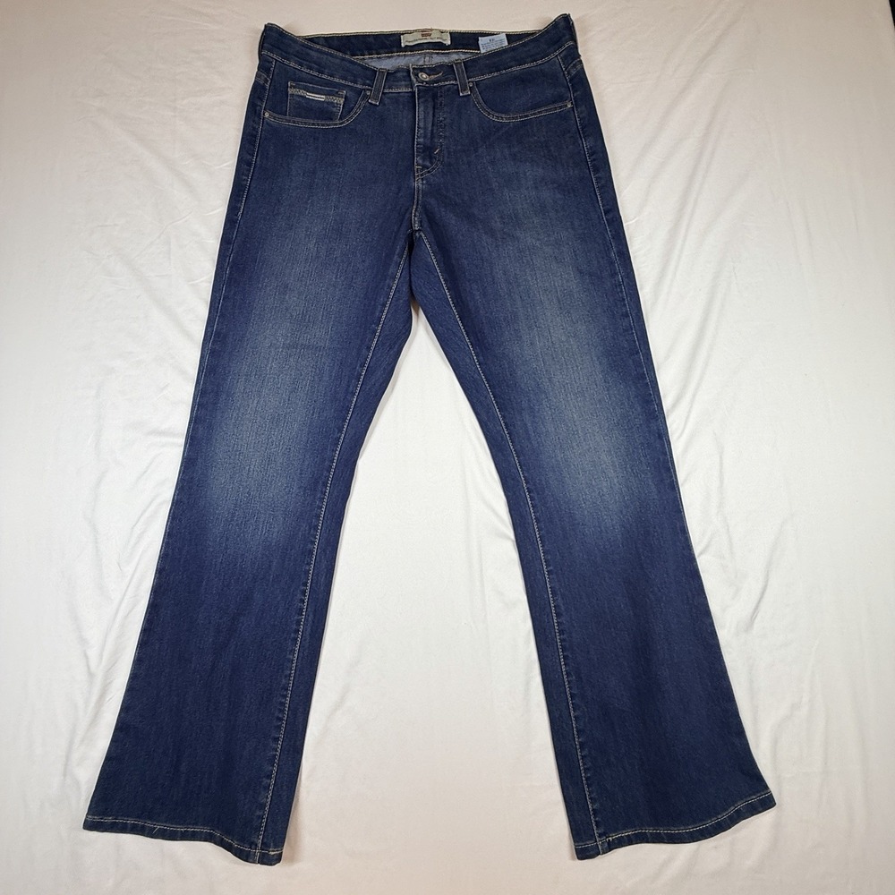 Levi's Women's Perfectly Shaping High Rise 512 Bootcut Blue Jeans Size 16 M